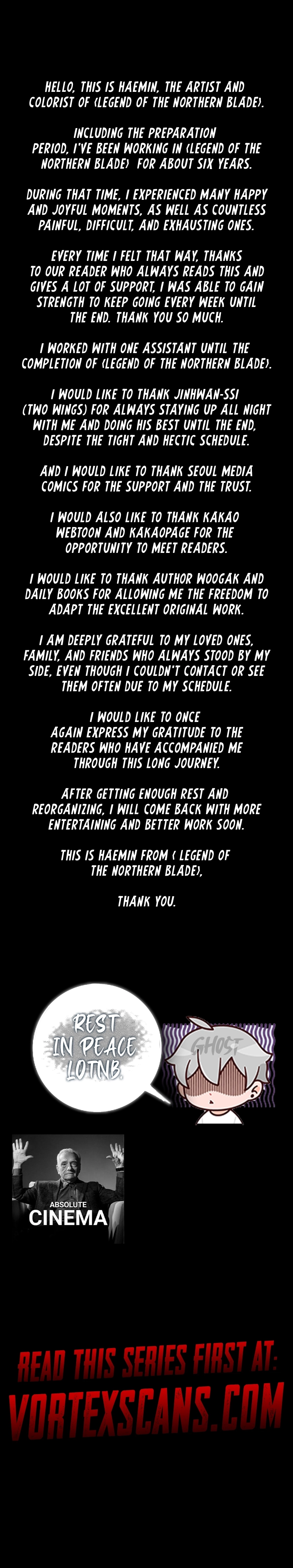 The Legend of the Northern Blade Chapter 202 - The End. Page 15